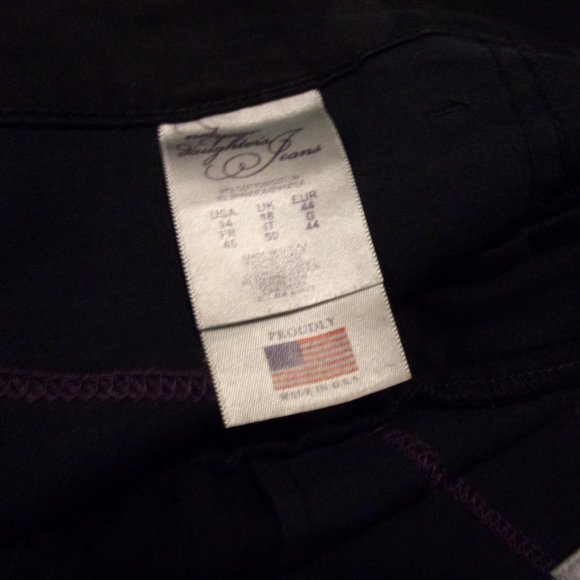 NYDJ Jeans Denim Black Jeans NWOT  Size 10 - Picture 2 of 4